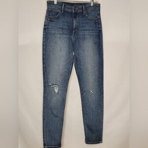 Lucky Brand Women's Bridgette High Rise Skinny Distressed Jeans - Size 8/29